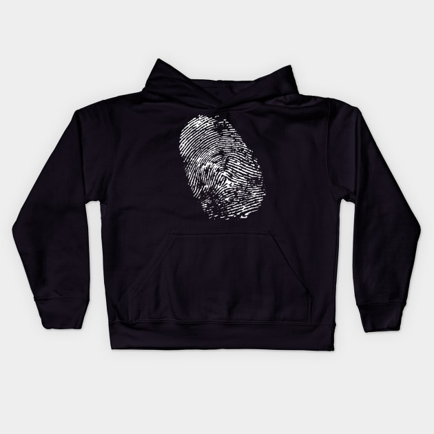 Fingerprint Kids Hoodie by DementedDesigns